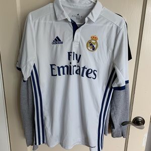 Real madrid jersey Authentic YOUTH XL FITS BIG